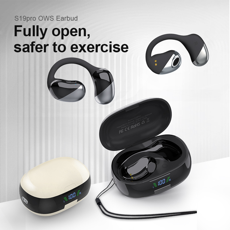 ホットセール オープン ウェアラブル ステレオ OWS オープン サラウンド ステレオ Bluetooth ワイヤレス ヘッドセット
