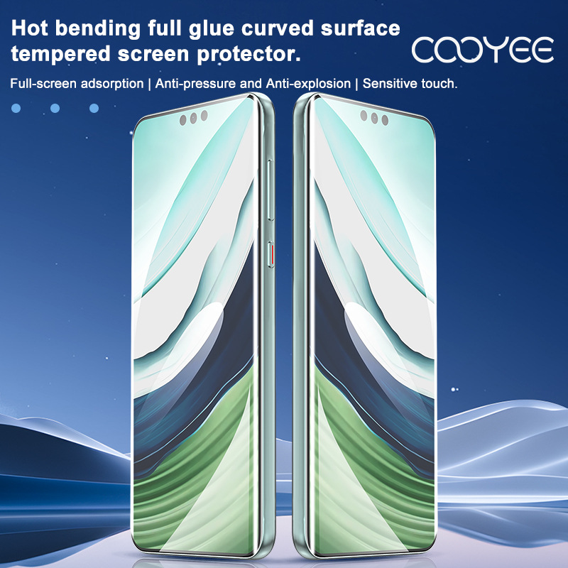 Huawei Mate60Pro 強化フィルム携帯電話膜 HD 落下防止耐摩耗性指紋防止湾曲ホットベンドガラス Pro+ ユニバーサル