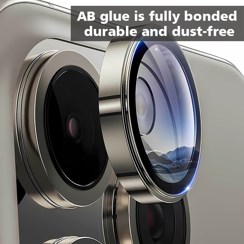 高品質の電話アクセサリー完全接着レンズプロテクターカメラレンズ用 Iphone 15 Pro Max