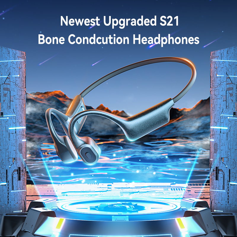 オープンイヤー超耐久性内蔵 32G Bluetooth 骨伝導スポーツヘッドフォン 