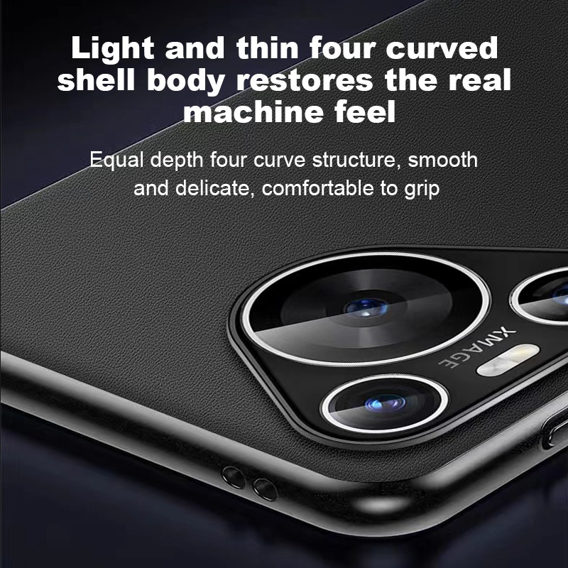 Huawei P70 電話ケースメッキベゼルビーガンレザー 13T フルパッケージレザーテクスチャ保護カバーに適しています