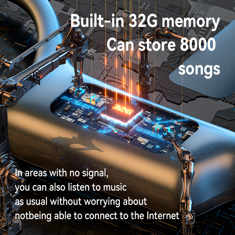 オープン Bluetooth ワイヤレス メモリ カード 32G 骨伝導ヘッドフォン スイミング