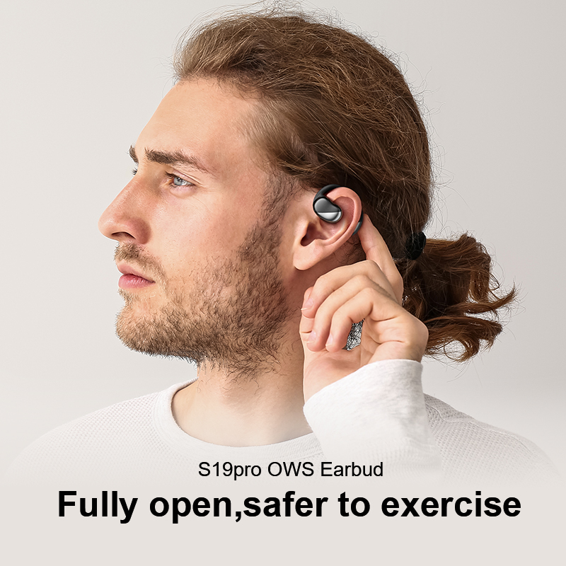 OWS 指向性オーディオ オープンイヤー ミニ誘導骨伝導ヘッドフォン
